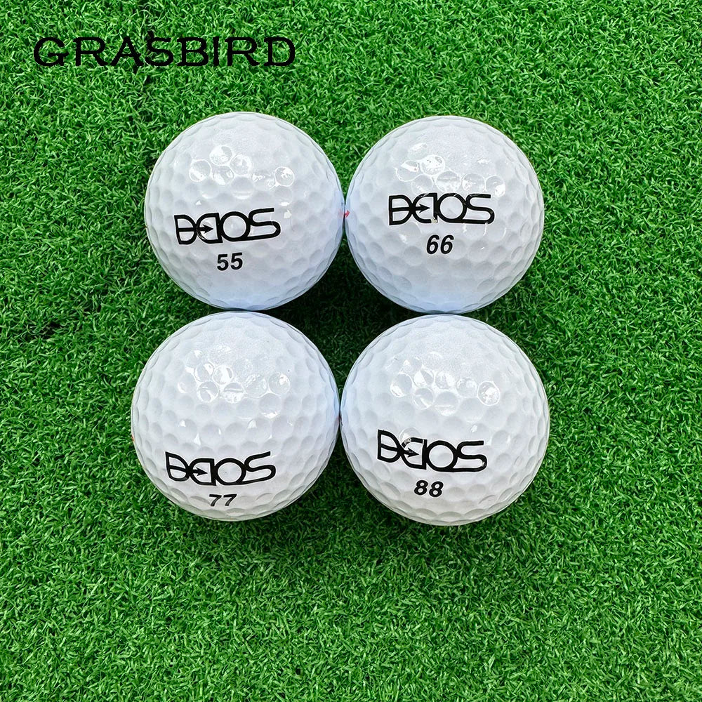 White 3-Piece Golf Ball - Box of 12 Long Hit Balls