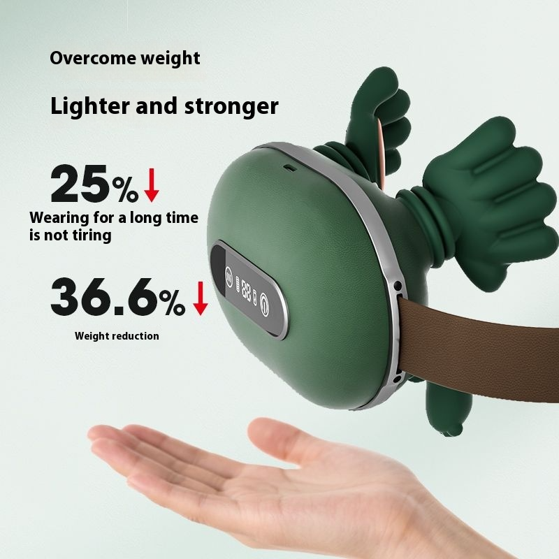 Máy mát xa cổ và vai Shiatsu thông minh hình bàn tay, 3 chế độ nhào bóp, nâng cấp 2025 - Daisan Mart
