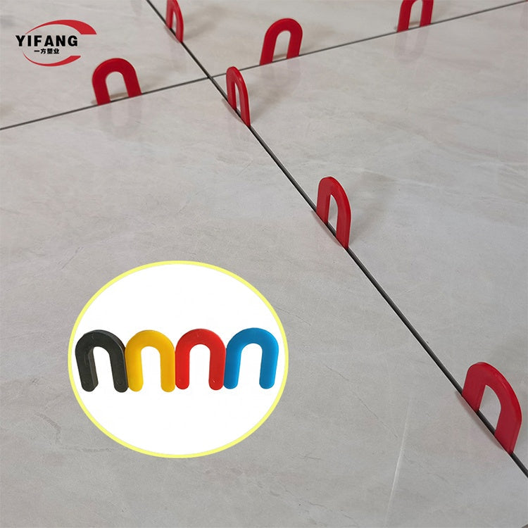 U-shaped PE plastic shims, industrial design tile leveling system 