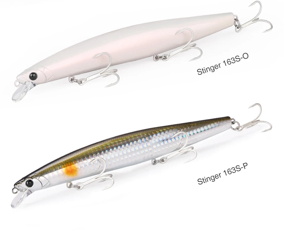 TSURINOYA 34.2g STINGER 163S Sinking Minnow 163mm Sea Fishing Lure Hard Artificial Pike Fishing Baits Tackle DW119
