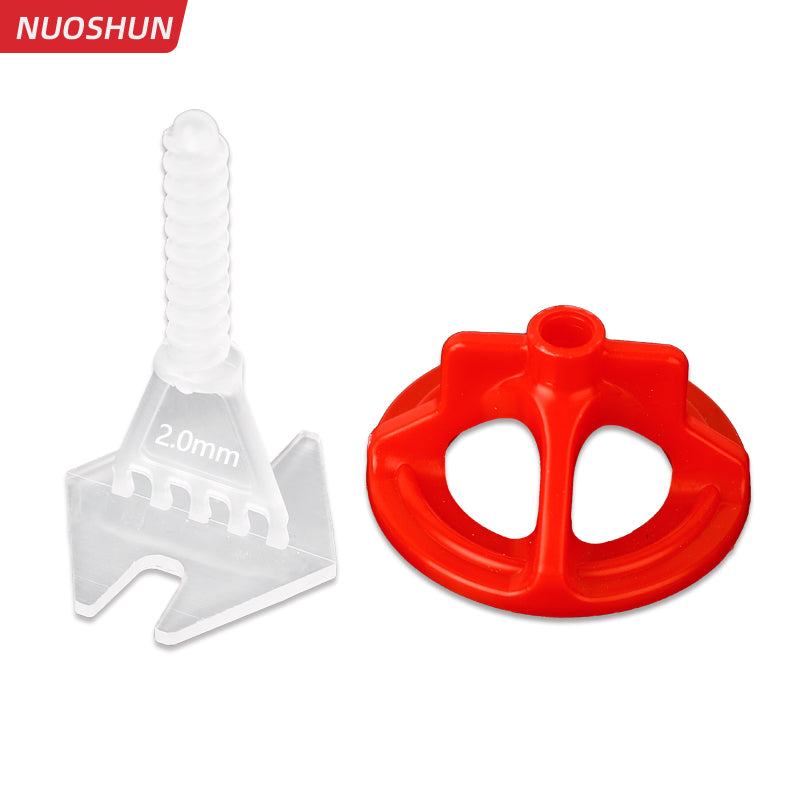 2.0mm tile leveling system, plastic clamp, ceramic tile spacer 