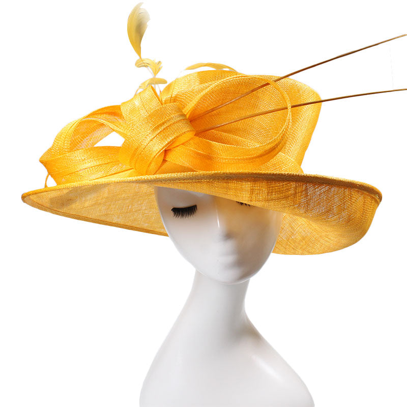 Mũ Nữ Organza Sinamay Đỏ Thời Trang Cao Cấp Bán Sỉ Dùng Cho Tiệc, Derby, Nhà Thờ - Daisan Mart