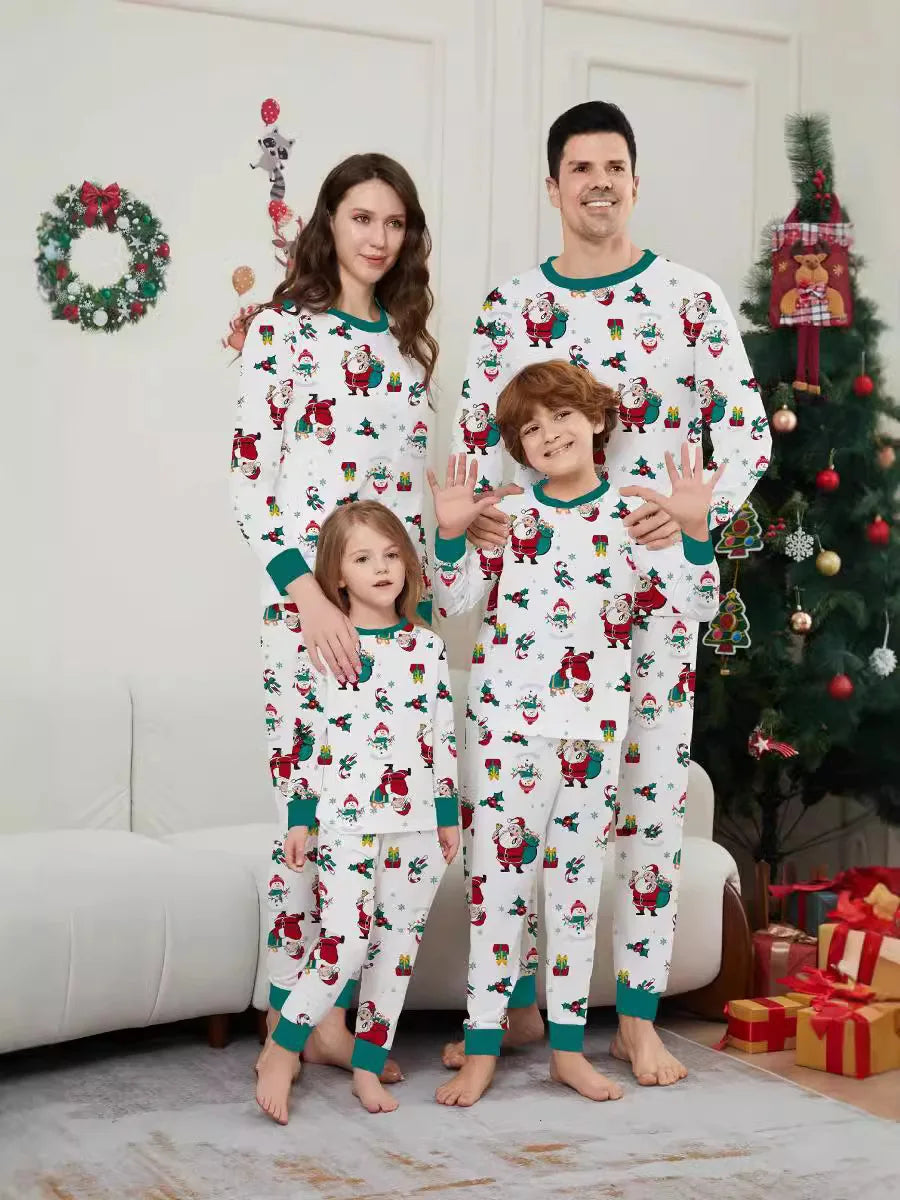 Merry Christmas Family - Matching Long Sleeve Pajama Set