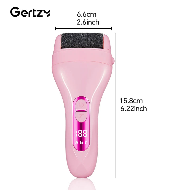 Electric Exfoliator with 2 Heads, Set of 10 Pieces, USB Charging