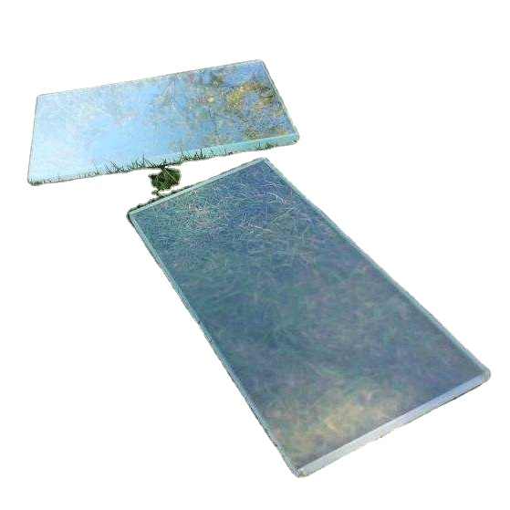 Large frosted glass panels for decoration 