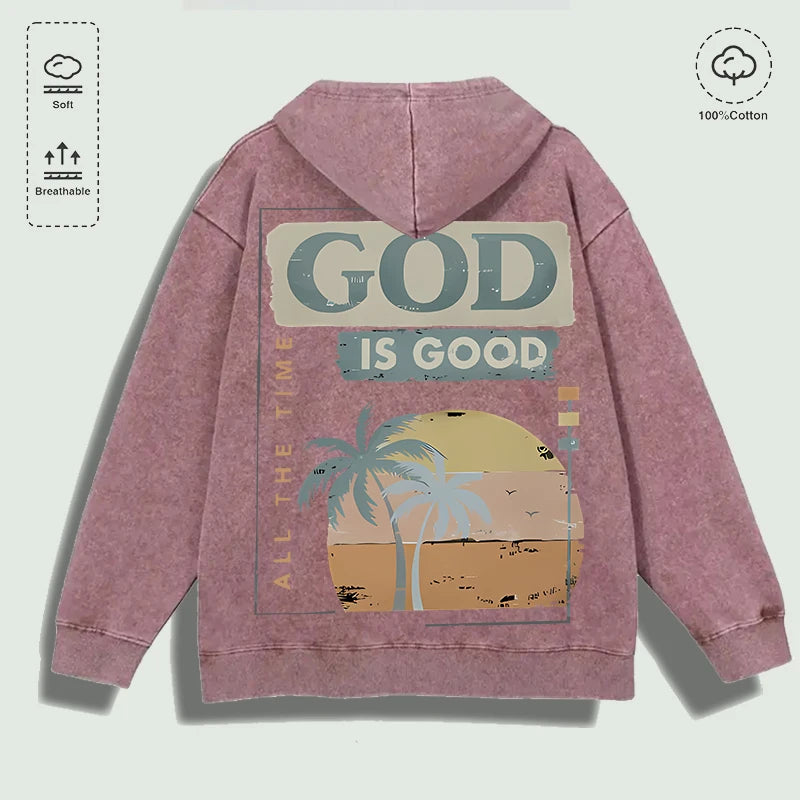 Áo Hoodie Cotton Chúa Luôn Tốt Màu Sắc Đa Dạng - Daisan Mart
