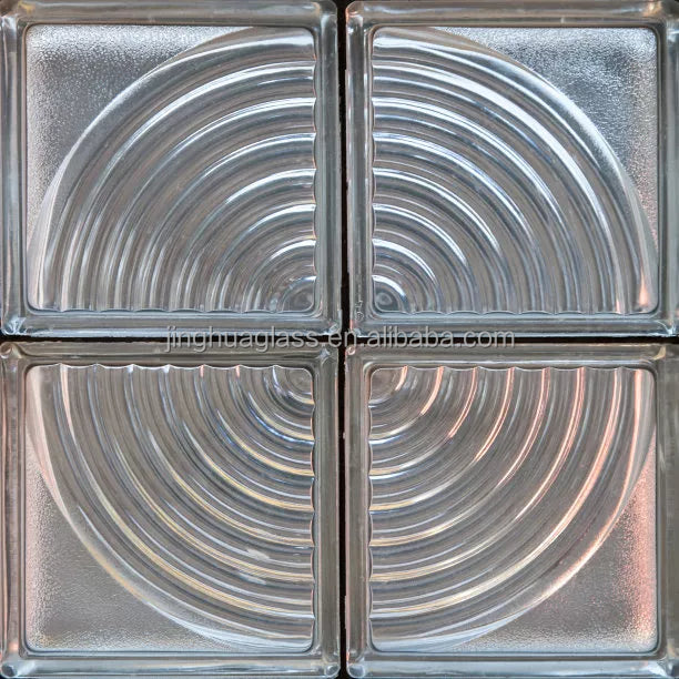 Decorative hollow glass block wholesale price many designs square wall decoration hollow glass block brick 