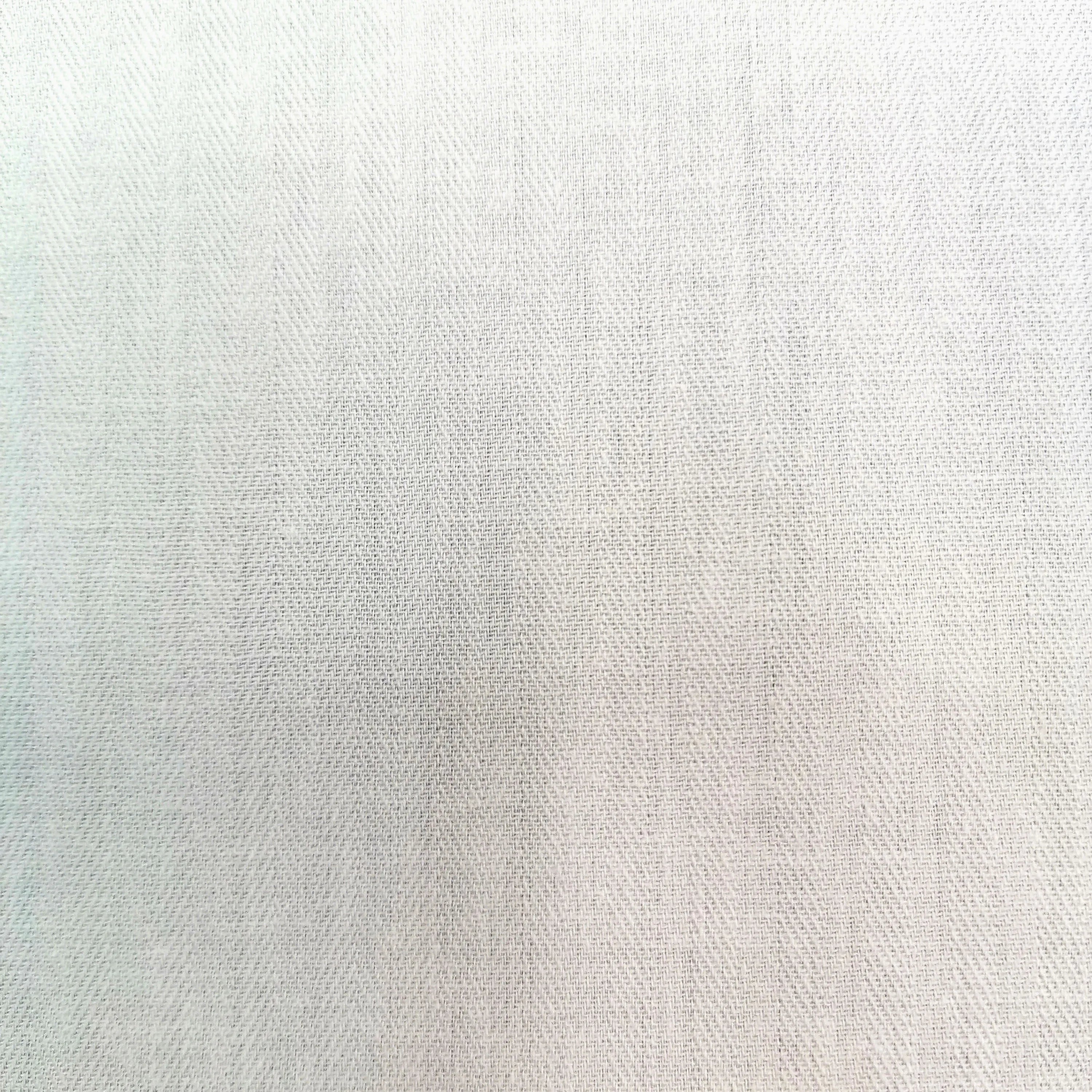 Simple Cotton Jacquard Herringbone Fabric for Home Wear