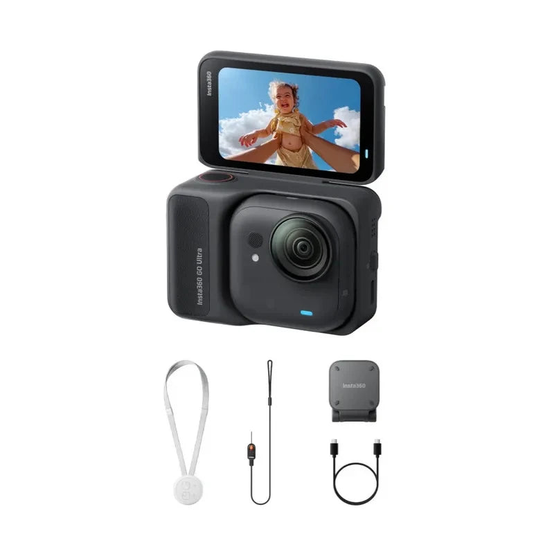 Insta360 GO Ultra 4K Waterproof Mini Camera, 200p Battery