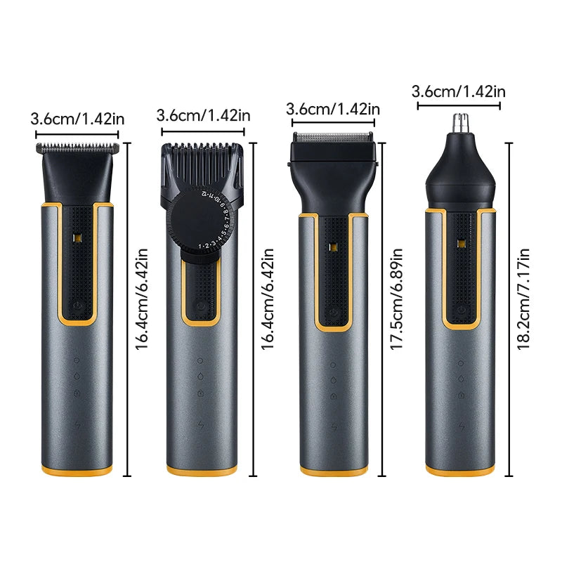 Bộ Tông Đơ Cắt Tóc Đa Năng USB Tiện Lợi Ngoài Trời