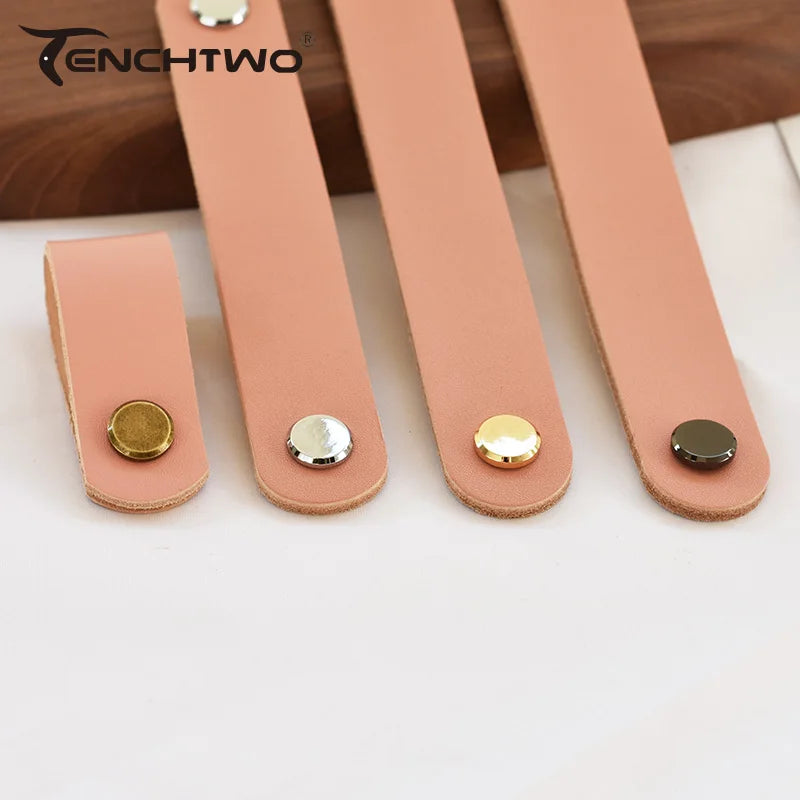 Nordic Style Pink Leather Handle Furniture Drawer Cupboard Kitchen Cabinet Door Knobs Pull Children's Room Cabinet Handles