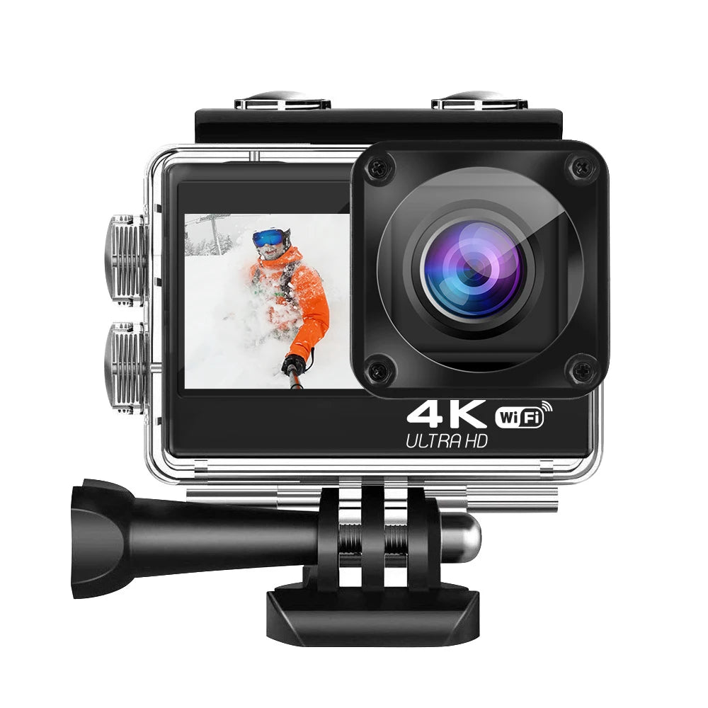 Waterproof 4K camera for sports and vlogging 60fps