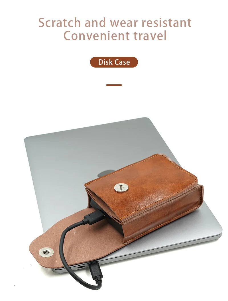 Shockproof PU Leather Box 2.5 For WD Seagate Toshiba Hard Drive