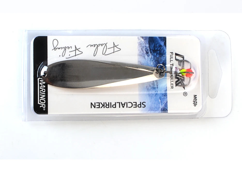 Gold and Silver Vertical Ice Fishing Lure 73mm 12g Sea Bass Mackerel