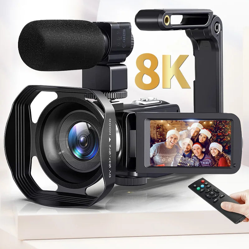 8K Professional Camera 120FPS Video Recording Mini YouTube