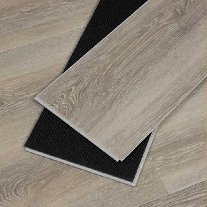 Spc Flooring Super Light Gray Spc Unilin Click Flooring Abrasion Resistant Vinyl Composite Floor Tiles 