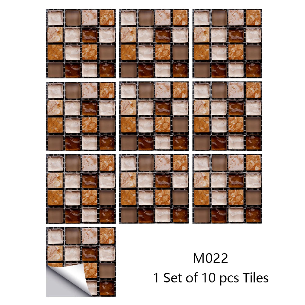 Decal Dán Tường 3D Đá Cẩm Thạch Chống Thấm 10 Miếng - Daisan Mart
