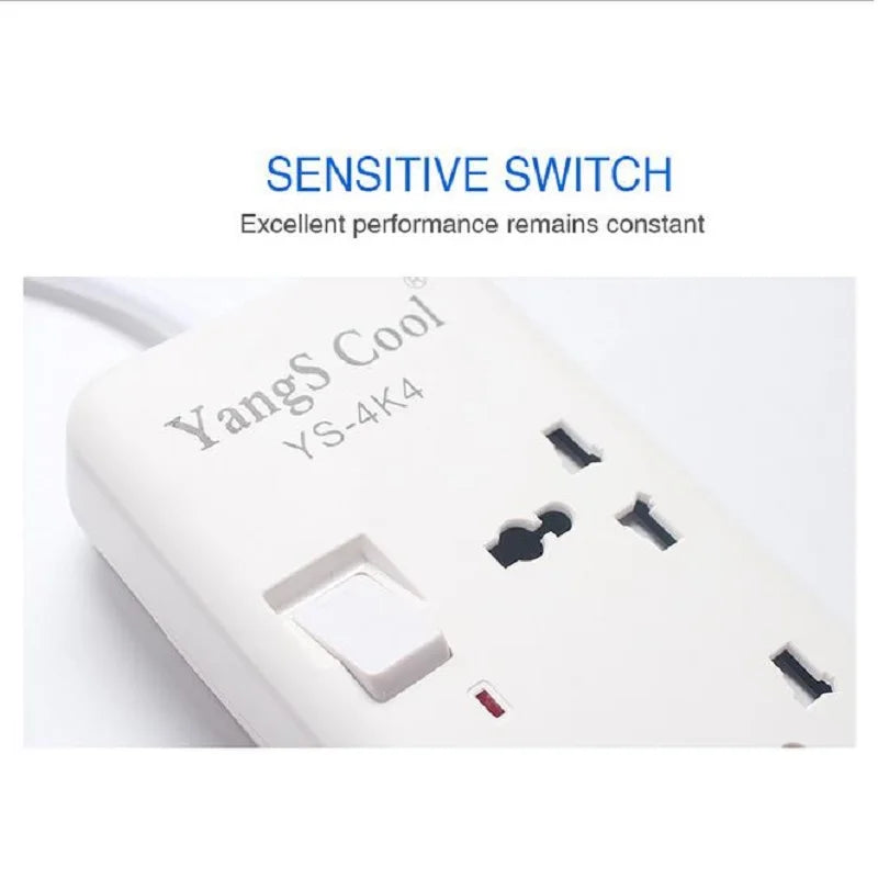 Ổ cắm đa năng 4 trong 1 dây 1.5m công suất cao - Daisan Mart