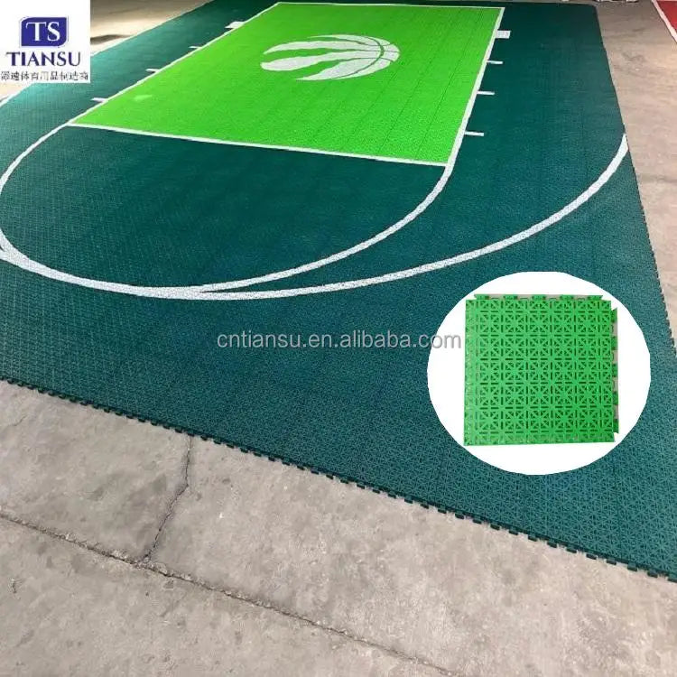 20x25ft Backyard Basketball Court Floor | Outdoor Sports Floor Tile - Daisan Mart