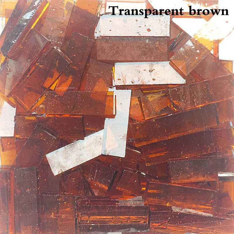 Thanh Mosaic Kính Tái Chế 7x21mm Trang Trí DIY 1000g