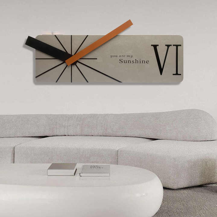 JZ Home Decor Multimedia Abstract Art Wood Carving 3D Clock Custom Wood Wall Art 