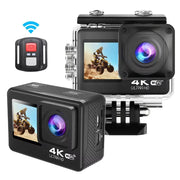 4K Waterproof WiFi Sports Camcorder 170° Wide Angle