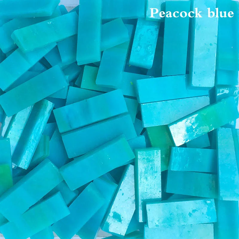 Thanh Mosaic Kính Tái Chế 7x21mm Trang Trí DIY 1000g