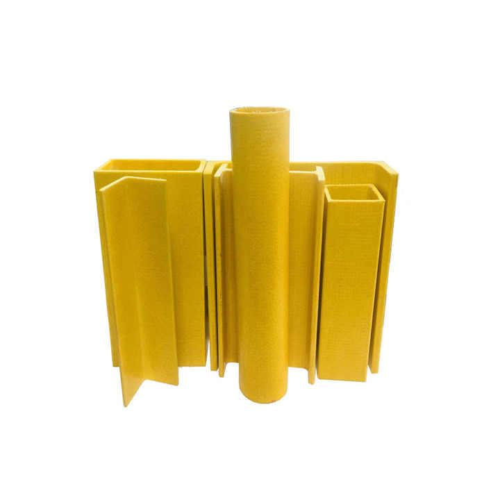 Thanh giằng cường độ cao Tianfu Factory Sale Pultrusion Fiberglass Roof Support Beam Frp Purlin GRP FRP Tube Channel