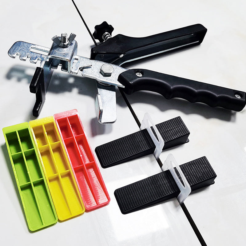 Clamp and wedge for plastic tile leveling system 0.5mm 1.5mm 1/16' 