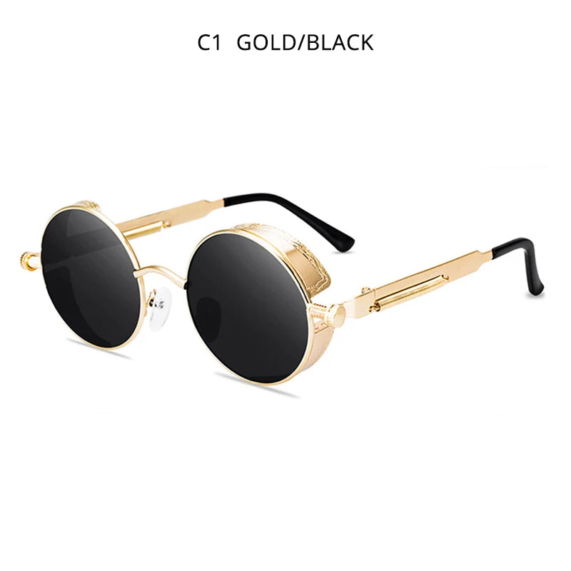 Kính Râm Cổ Điển Gothic Steampunk UV400 Nam Nữ - Daisan Mart
