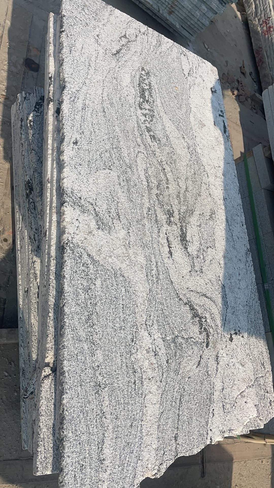 OEM natural vein marble slabs medieval/industrial style 