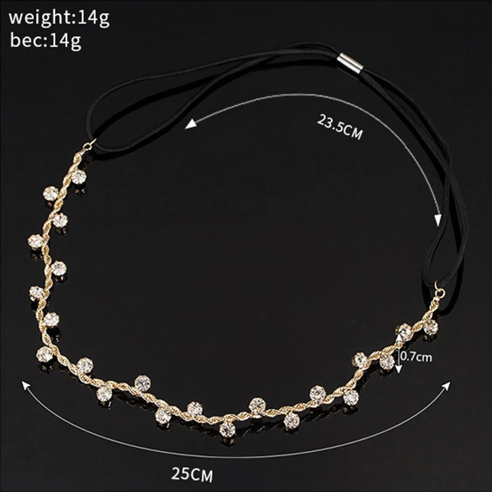 Dây Chuyền Pha Lê Tóc - Trang Sức Cưới Nữ H008