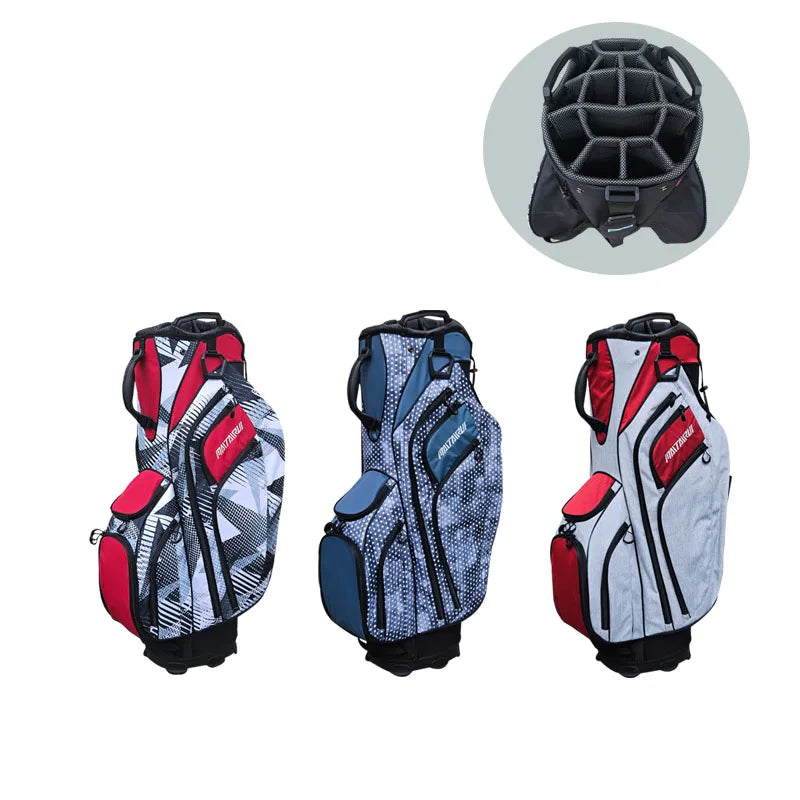 Lightweight 14-Compartment Waterproof Nylon Golf Bag