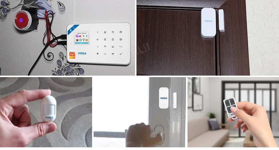 Báo Động Chống Trộm KERUI WiFi Thông Minh Nhà - Daisan Mart