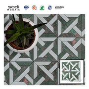 Colorful self adhesive kitchen wall tiles, peel and stick mosaic tiles 