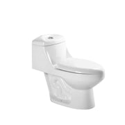 Medyag MJ-P-3003 ceramic siphonic one-piece toilet, 300mm slow-closing S-shaped flush 