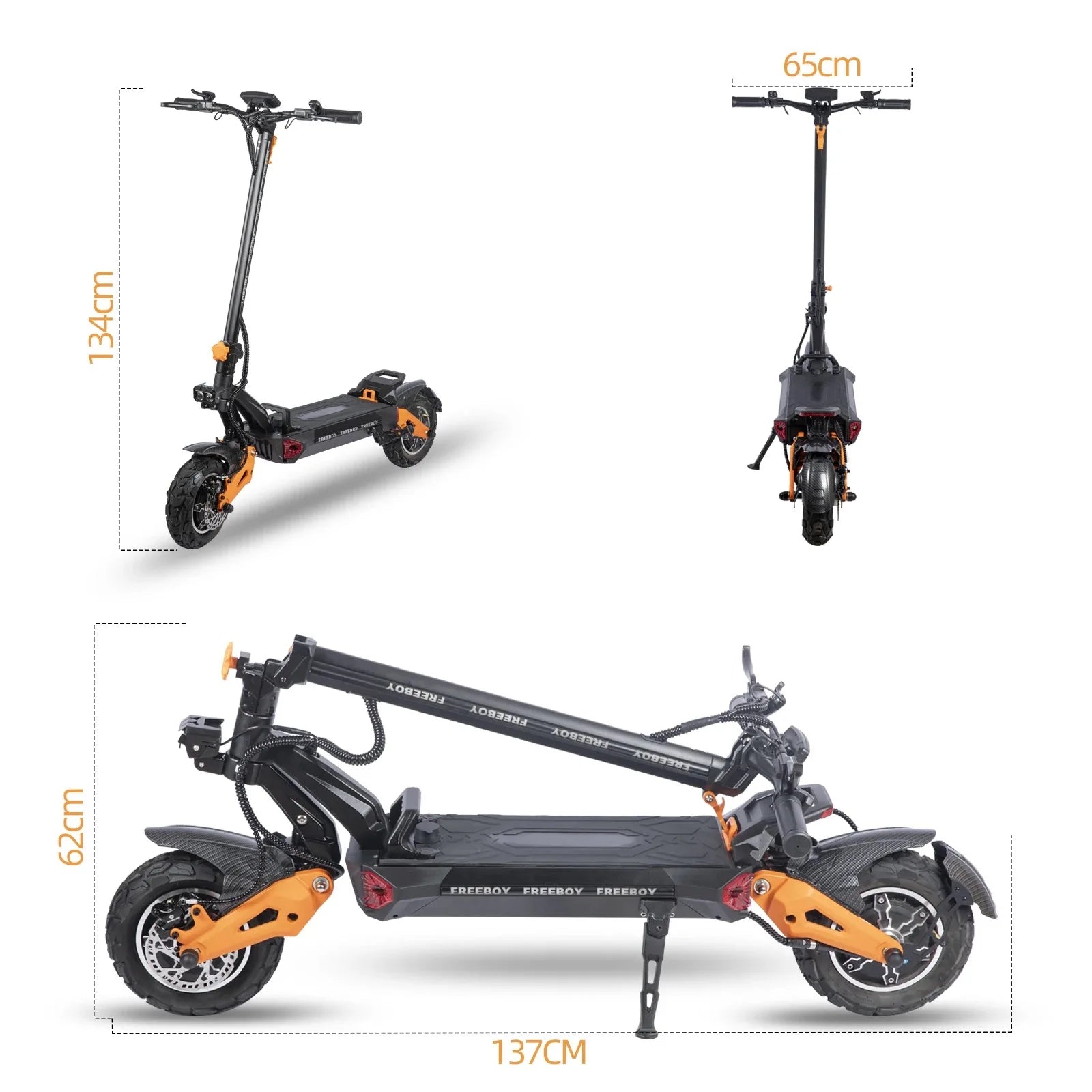 Xe Điện Gấp 11 Nhanh 70km/h - Pin Khủng 60V30AH - Daisan Mart