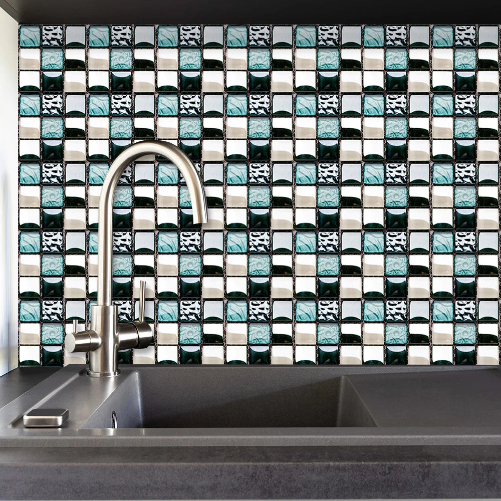 Decal Dán Tường 3D Đá Cẩm Thạch Chống Thấm 10 Miếng - Daisan Mart