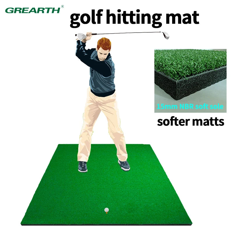 Soft Indoor &amp; Outdoor Multi-Purpose Golf Practice Mat