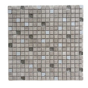 Beige Travertine Door Handles Marble Mosaic Tiles Interior Tiles 