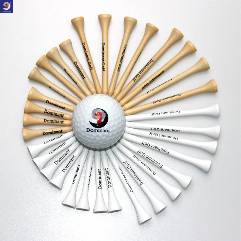 Maple Golf Wood Tee - Printed Brand Logo