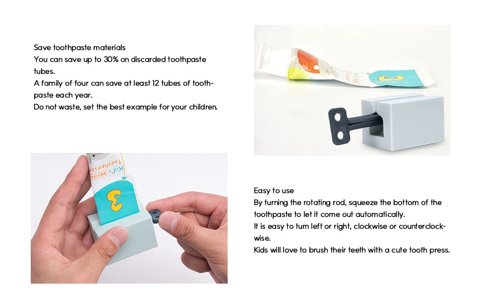 ###Multi-purpose Toothpaste Squeezer - Convenient for Every Home