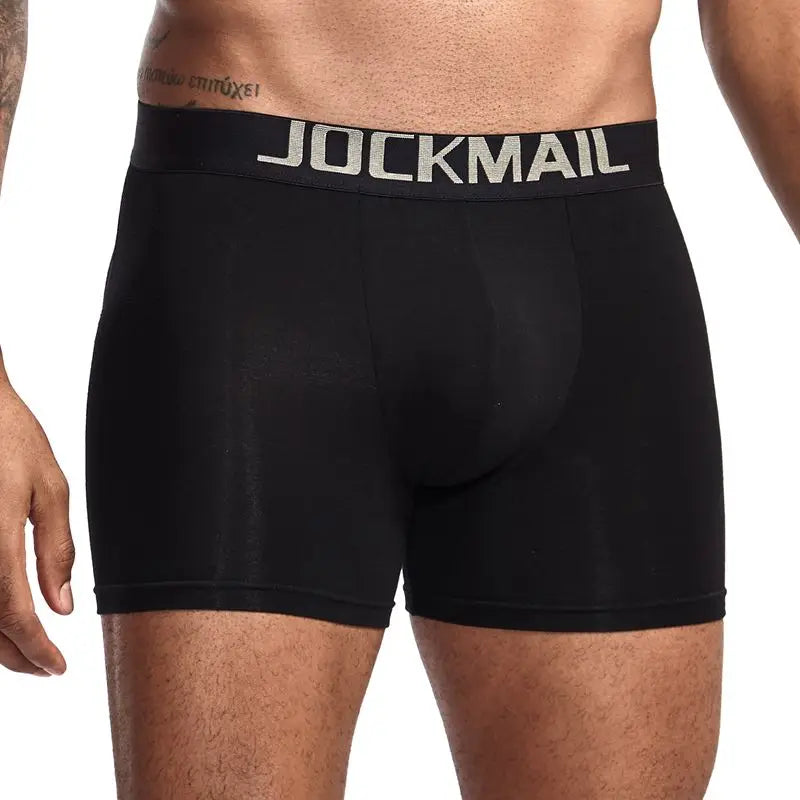 Men's Breathable Cotton Padded Butt Underwear with Removable Pads