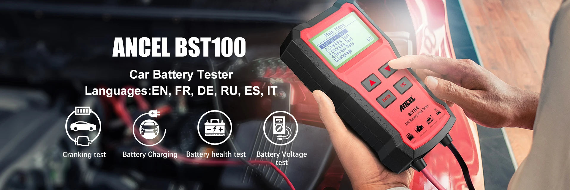 ANCEL A202 On-board Computer Car Digital Computer Display Speed Fuel Consumption Temperature Gauge OBD2 Automobile Scanner - Daisan Mart