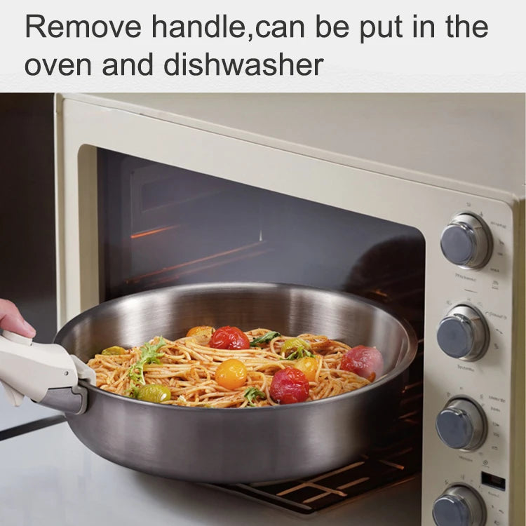 Bộ Nồi Inox 316 Kèm Xửng, Tay Cầm Tháo Rời Tiện Lợi