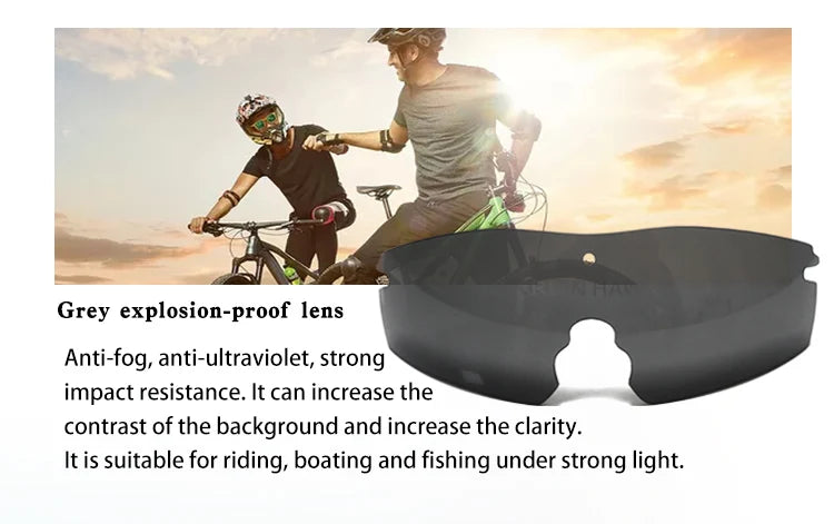 Ultra-light UV-resistant Men's Outdoor Sports Glasses