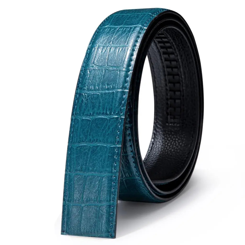 Men's Multi-Color Leather Belt 3.5cm With Automatic Buckle