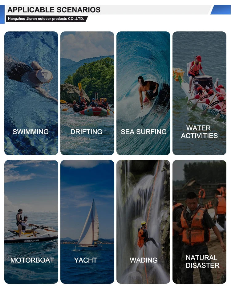 Áo Phao Neoprene Đa Năng Người Lớn Trẻ Em An Toàn Nước