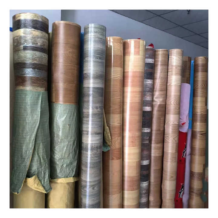 Wholesale Soft Linoleum Vinyl Flooring, Felt Back, Piso Vinilico PVC Linoleum Flooring for Kitchen 