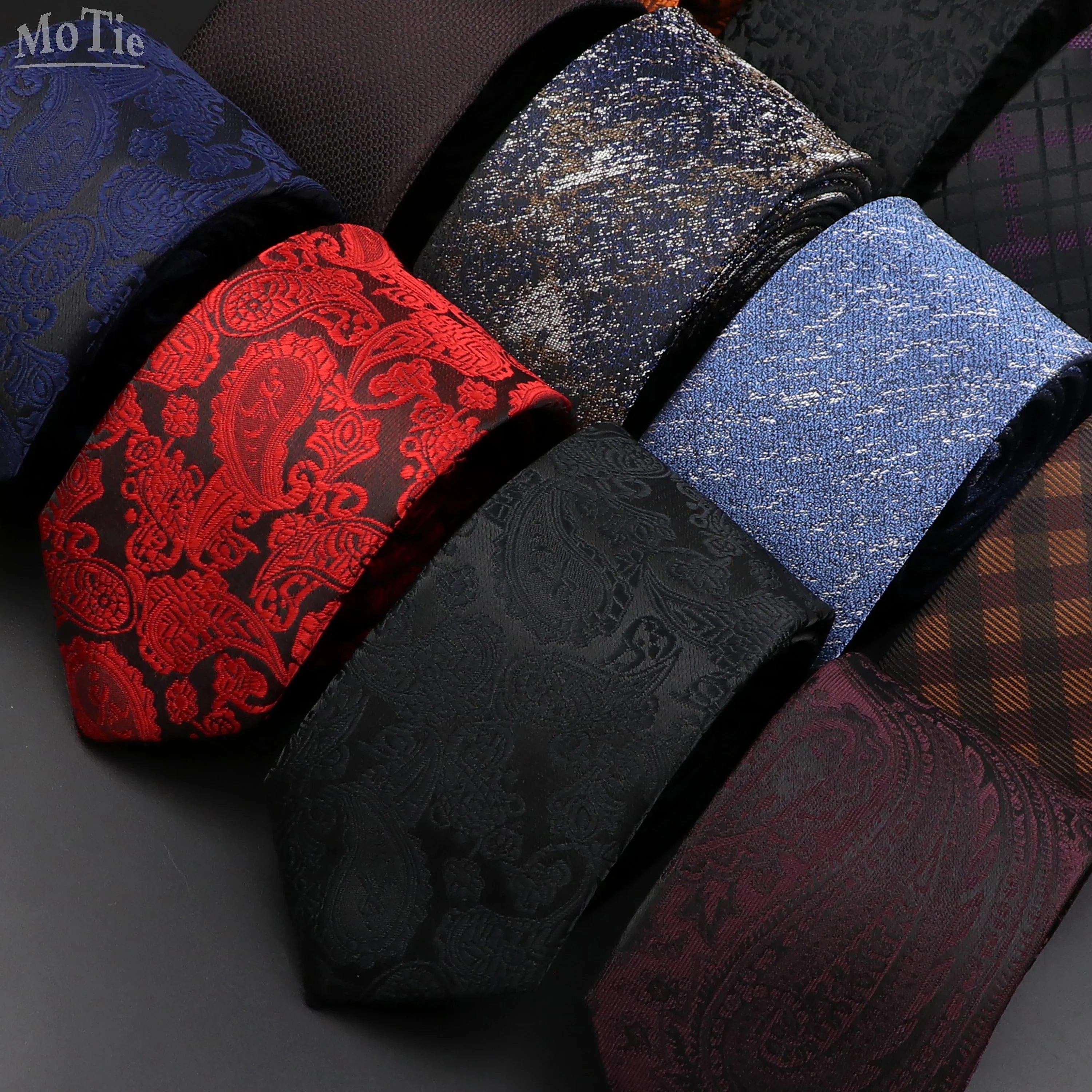 Cà Vạt Nam Công Sở Họa Tiết Thanh Lịch 6cm